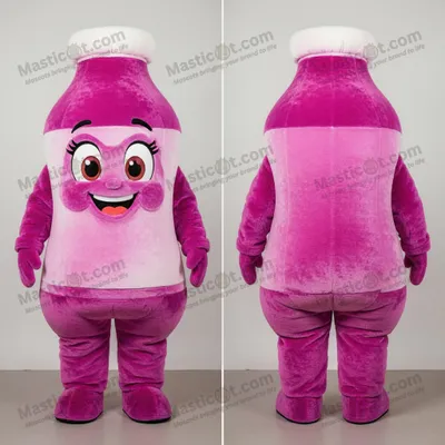Immagine prodotto di Costume MASTICOT Gonfiabile a Forma di Bottiglia di Latte in Velluto Magenta