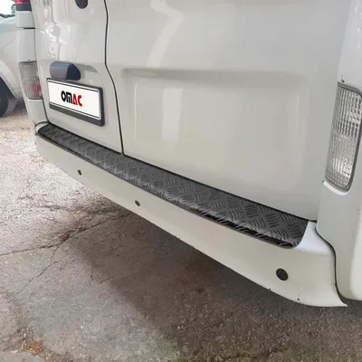 Produktbild von Ladekantenschutz Stoßstangenschutz für Renault Master 2010-2024 Alu Schwarz