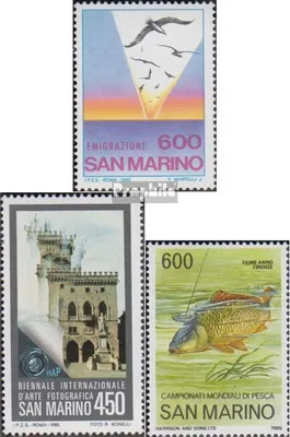 Produktbild von Briefmarken San Marino 1985 Mi 1315,1324,1328 (kompl.Ausg.) postfrisch Emigration