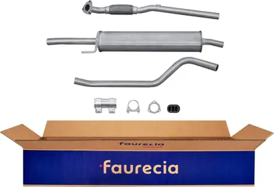 Produktbild von HELLA 8LC 366 024-731 Mittelschalldämpfer Schalldämpfer für OPEL Corsa C Schrägheck (X01) für VAUXHALL Corsa Mk II (C) Schrägheck (X01)