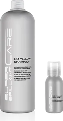 Produktbild von SBC No-Yellow Shampoo 1 L & No-Yellow Shampoo 50 ml