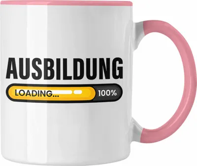 Produktbild von Trendation -  Azubi Loading Tasse Geschenk für Azubis Bester Auszubildender Prüfung Bestanden Azubi (Rosa)
