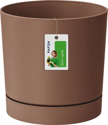 Produktbild von Rustikaler Ziegeltopf mit Sockel 13 cm Tubo