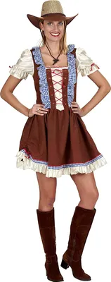 Produktbild von Cowgirl Lady Western Kostüm - Fasching Karneval Größe: 44-46