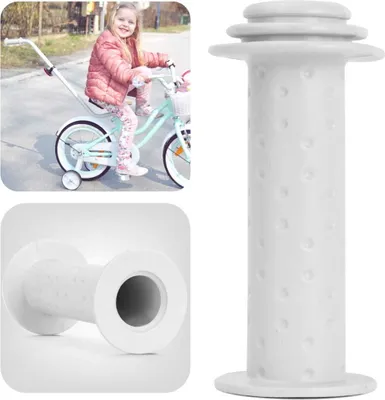 Immagine prodotto di Impugnatura manubrio bicicletta bambini impugnatura manubrio bicicletta impugnatura gomma impugnatura gomma bianco
