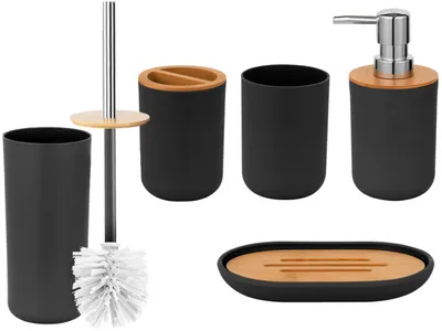 Imagen del producto de Juego de baño, inodoro, color , set de 6 piezas