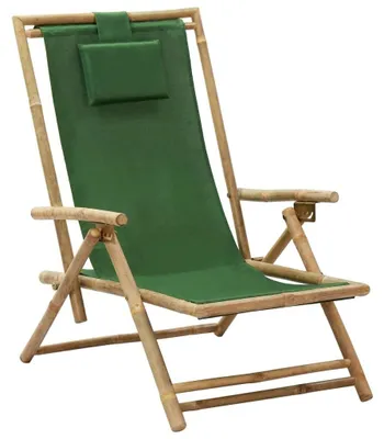 Productafbeelding van Inklapbare Bamboe Tuinstoel voor Comfort en Ontspanning