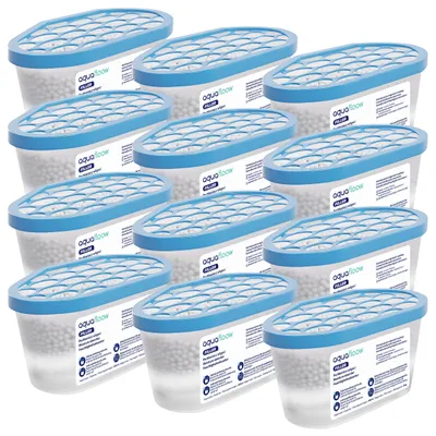 Image de 12 déshumidificateurs de 400 ml – Absorbeurs d'humidité pour la cuisine, la salle de bain, la voiture et le salon – Neutres