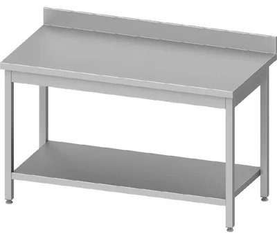 Produktbild von Arbeitstisch ECO mit Grundboden 2000x600x850 mm, mit Aufkantung, Selbstmontage