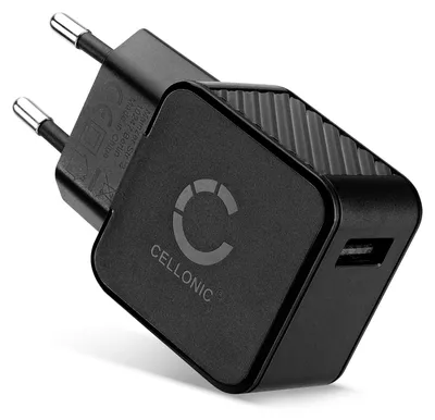 Immagine prodotto di CELLONIC Caricatore USB da muro per 5V / 1A, 1000mA con 12W - 2.4A alimentatore USB 1 alimentazione USB Caricabatterie Veloce 1 Porte