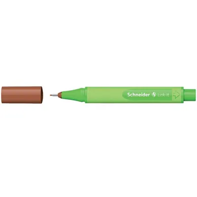 Produktbild von Schneider Schreibgeräte Link-It, Braun, Braun, Grün, Kunststoff, Dreieck, Mahogani-brown, Faser