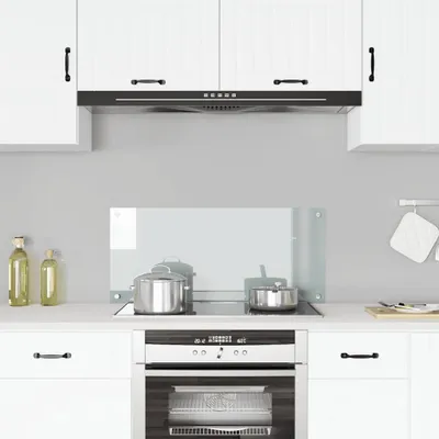 Obrázok produktu pre vidaXL Kuchynský backsplash Transparentné tvrdené sklo 90 × 40 cm