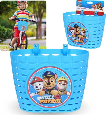 Obrázek produktu pro Paw Patrol Dětský košík na řídítka, chlapecký košík na kolo 20x15x16 cm