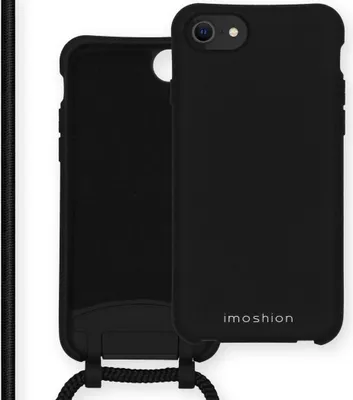 Obrázek produktu pro imoshion Barevný zadní kryt s odnímatelnou páskou iPhone SE (2022 / 2020) / 8 / 7 – černý