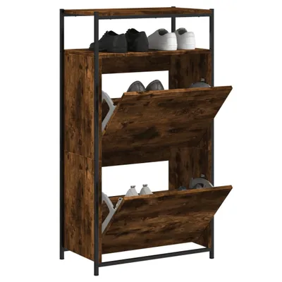 Obrázek produktu pro Botník kouřový dub 60x34x112 cm materiál na bázi dřeva