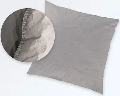 Produktbild von Hahn Linon Bettwäsche Stone Washed 100% Baumwolle Reißverschluss Bettbezug Kissenbezug Bettgarnitur Bettwäsche-Set Bettzeug 80x80 cm Taupe