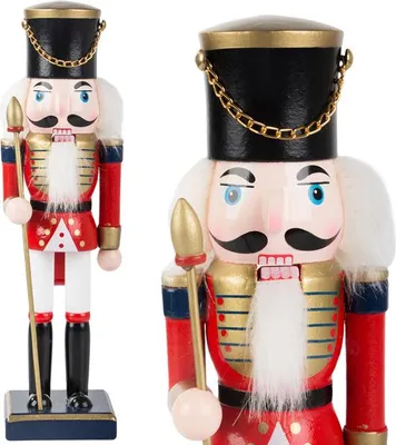 Obrázek produktu pro Verk 26249 Dřevěný vojáček louskáček 25 cm