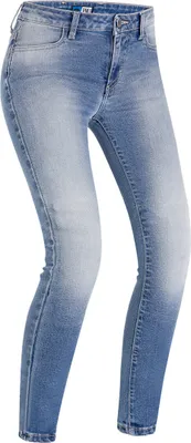 Produktbild von PMJ Ginevra Damen Motorradjeans, hellblau, 30