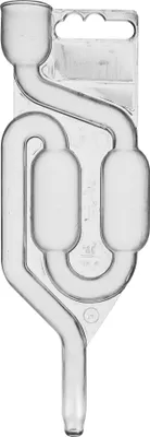 Produktbild von MAT group Kunststoff Hefestopfen transparent, 17 cm hoch, 6,5 cm breit, lebensmittelecht und langlebig für den Gärprozess (Bier/Wein), verhindert Sauerstoffeindringen, ermöglicht CO2-Entzug, passend für Gummistopfen von Gärbehältern und Demijohns