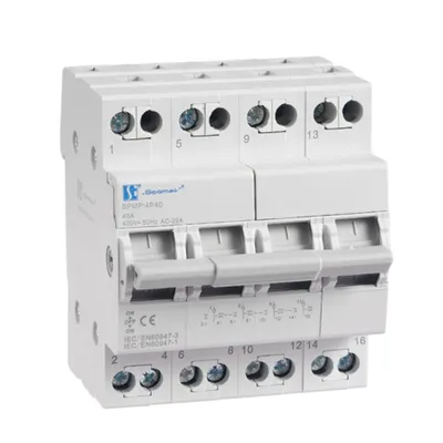 Productafbeelding van Modulaire stroomonderbreker I-0-II (net-generator) 40A, 4-polig, type SPMP4P40
