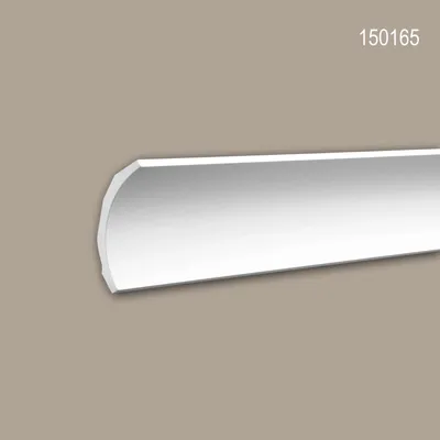 Produktbild von PROFHOME 150165 Eckleiste aus Polyurethan Deckenleiste Stuckleiste 2 m