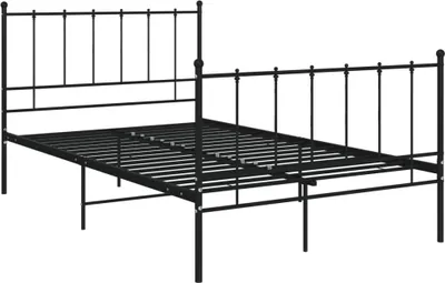 Obrázek produktu pro vidaXL Postel Black Metal 120x200 cm