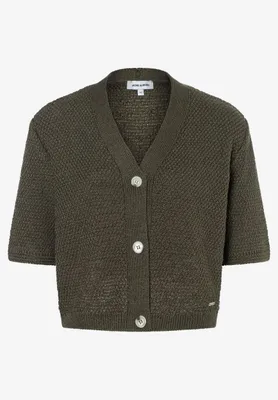 Image de MORE & MORE Cardigan ajouré 0682 vert jungle 44
