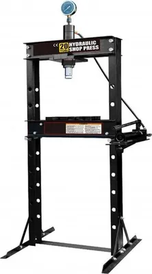 Obrázok produktu pre 20-tonový dielenský hydraulický lis s manometrom Rockforce