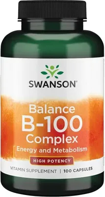 Produktbild von Vitamin B-100-Komplex 100 Kapseln Swanson Health Products