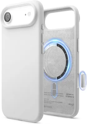 Image de Elago MagSafe Étui en silicone pour iPhone 17 Air, blanc