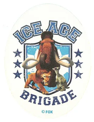 Obrázek produktu pro Ice Age Brigade - nášivka, nažehlovací nášivka, nášivka, nášivky, velikost: 21 x 14,7 cm