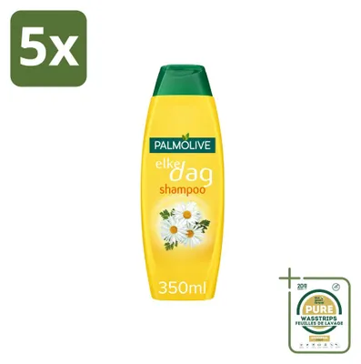 Productafbeelding van 5 x Palmolive Shampoo Elke Dag met Kamille-extract, 350 ml - Voorraadverpakking - 5 stuks