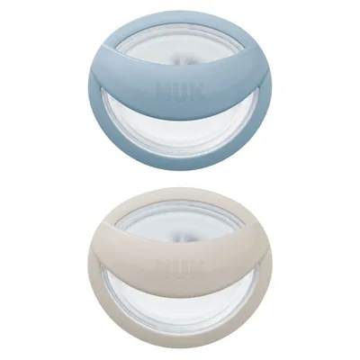 Image de NUK MommyFeel Sucette en silicone bleu taille 1 - Douce & sans BPA