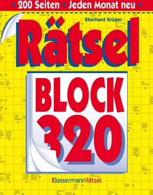 Produktbild von Rätselblock 320 (5 Exemplare à 2,99 EUR)