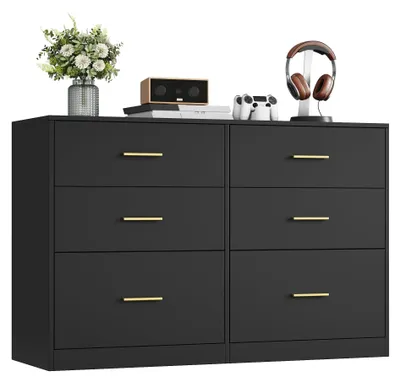 Image de VASAGLE Collection Custos : Commode, meuble de rangement, design moderne, buffet, solutions de rangement