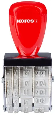 Immagine prodotto di Kores SF71714 Timbro datario Kores, mesi in cifre, 4 mm