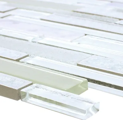 Produktbild von Glas Naturstein Keramik Mosaik Kozan Weiss