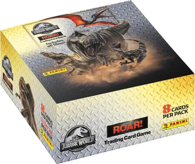 Jurassic World 4 TCG Box, 18 Packs + 1 Limited Edition Karte