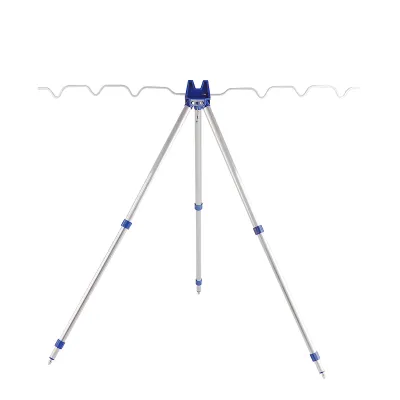 Produktbild von Angelruten Stativ Aluminiumlegierung Einziehbare Angelrute Stand für Outdoor