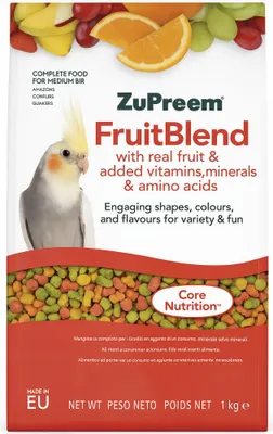 Immagine prodotto di Zupreem Fruitblend Medium - Alimento completo per cacatua - 1 kg