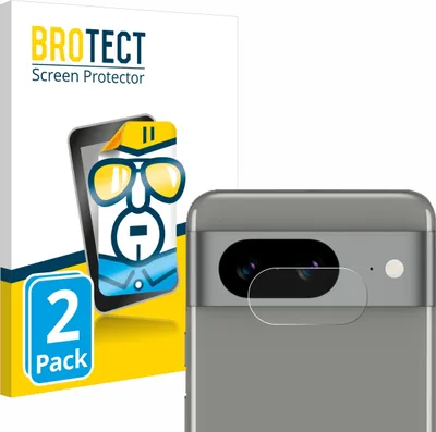 Produktbild von 2x Für Google Pixel 8 (NUR Kameraschutz) Schutzfolie BROTECT Displayschutz Display Schutz Folie Klar Transparent