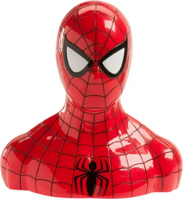 Zdjęcie produktu dla Skarbonka Spiderman z małymi, jadalnymi banknotami, dekoracja tortu urodzinowego