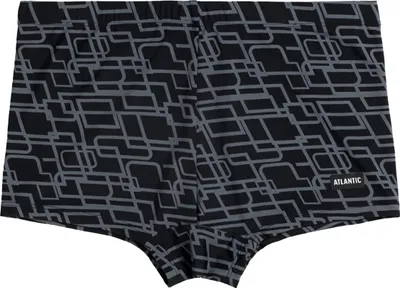 Produktbild von Badehose Shorts Atlantic mit 80% Polyamid in grau schwarz orange marineblau M