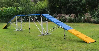 Produktbild von Agility Dog Bridge Bridge Professional – Laufsteg für Katzen, Gehweg – Hundetraining, Sport und Wettkampf – Agility und Agility Dog –