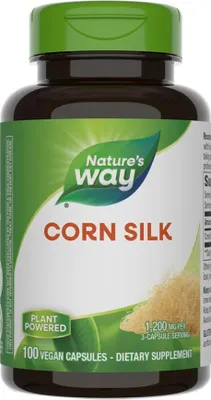 Immagine prodotto di Nature's Way, Seta di mais, 1.200 mg, 100 capsule vegane (400 mg per capsula)