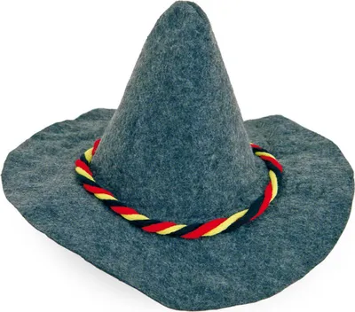 Produktbild von Deutschland Seppelhut Schwarz Rot Gold Hut Fan Kostüm Karneval Fasching WM EM