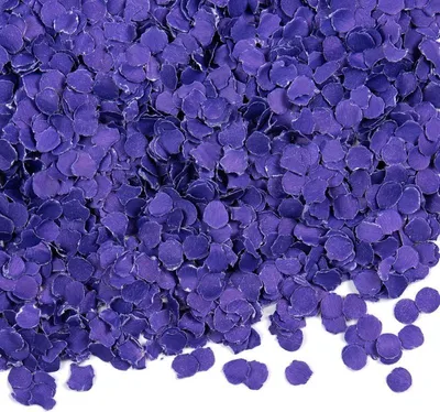 Produktbild von Rundes lila Papier Konfetti 1 cm Durchmesser 100g