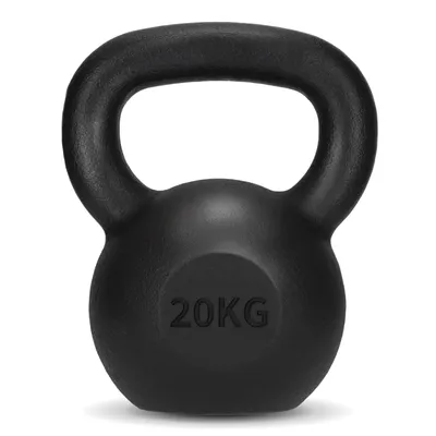 Produktbild von 4FIZJO Gusseiserne Kettlebell 20 kg, Trainingsgewicht für Kraft- und Functional-Training