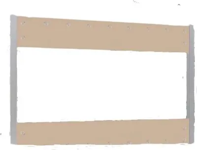 Zdjęcie produktu dla Vortex przezroczysta plandeka PVC - wodoodporna - dekplane - weranda - zadaszenie - wiatrochron - khaki - 240x210 cm