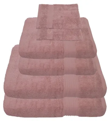 Produktbild von Julie Julsen Handtuch Set Pastell Rosa,Set:6 tlg. 2 Bade- 2 Handtücher + gratis 2 Waschhand..